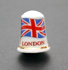 Union jack London thimble